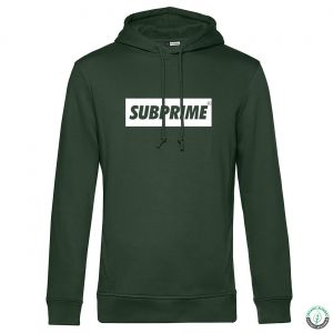 Subprime hoodie Block heren jade groen