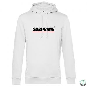 Subprime hoodie Stripe heren white