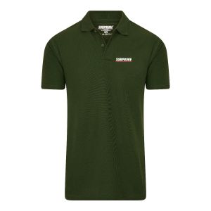 Subprime polo Stripe heren army groen