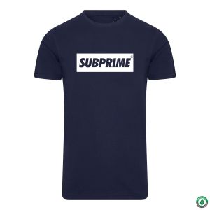 Subprime shirt Block heren navy blauw