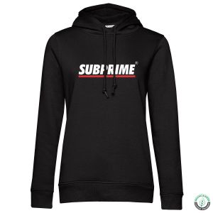 Subprime hood Stripe dames black   