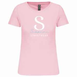 Subprime S-Logo shirt dames pale roze